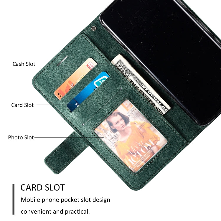 For Samsung Galaxy S9 Plus Skin Feel Splicing Horizontal Flip Leather Case with Holder & Card Slots & Wallet & Photo Frame