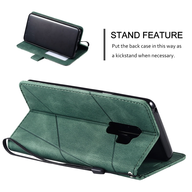 For Samsung Galaxy S9 Plus Skin Feel Splicing Horizontal Flip Leather Case with Holder & Card Slots & Wallet & Photo Frame