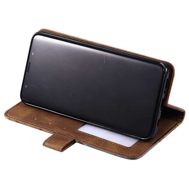 For Samsung Galaxy S9 Plus Skin Feel Splicing Horizontal Flip Leather Case with Holder & Card Slots & Wallet & Photo Frame