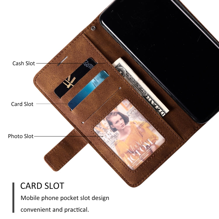 For Samsung Galaxy S9 Plus Skin Feel Splicing Horizontal Flip Leather Case with Holder & Card Slots & Wallet & Photo Frame