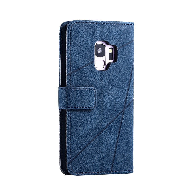 For Samsung Galaxy S9 Skin Feel Splicing Horizontal Flip Leather Case with Holder & Card Slots & Wallet & Photo Frame