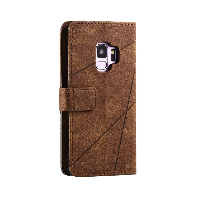 For Samsung Galaxy S9 Skin Feel Splicing Horizontal Flip Leather Case with Holder & Card Slots & Wallet & Photo Frame