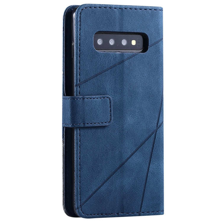 For Samsung Galaxy S10 Skin Feel Splicing Horizontal Flip Leather Case with Holder & Card Slots & Wallet & Photo Frame