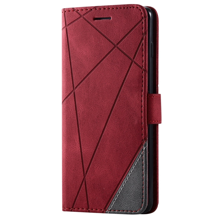 For Samsung Galaxy S10 Skin Feel Splicing Horizontal Flip Leather Case with Holder & Card Slots & Wallet & Photo Frame