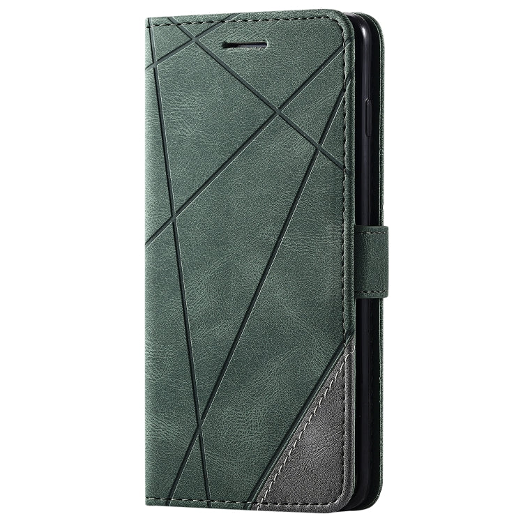 For Samsung Galaxy S10 Skin Feel Splicing Horizontal Flip Leather Case with Holder & Card Slots & Wallet & Photo Frame