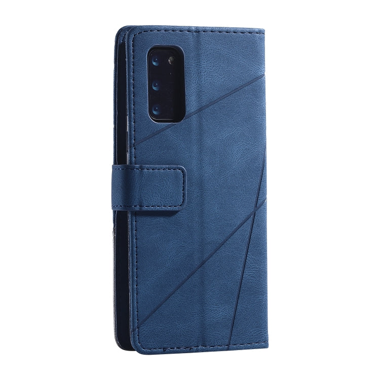 For Samsung Galaxy S20 Plus Skin Feel Splicing Horizontal Flip Leather Case with Holder & Card Slots & Wallet & Photo Frame