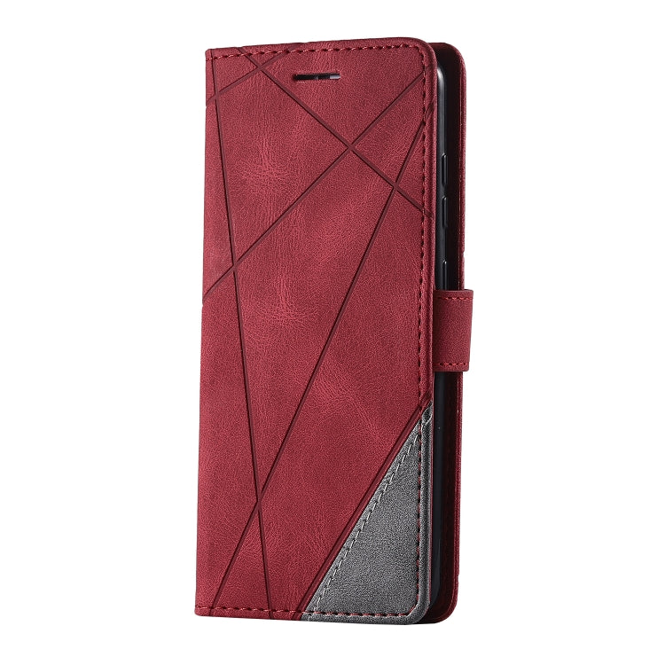 For Samsung Galaxy S20 Plus Skin Feel Splicing Horizontal Flip Leather Case with Holder & Card Slots & Wallet & Photo Frame
