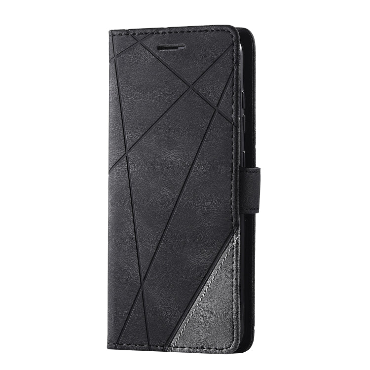 For Samsung Galaxy S20 Plus Skin Feel Splicing Horizontal Flip Leather Case with Holder & Card Slots & Wallet & Photo Frame