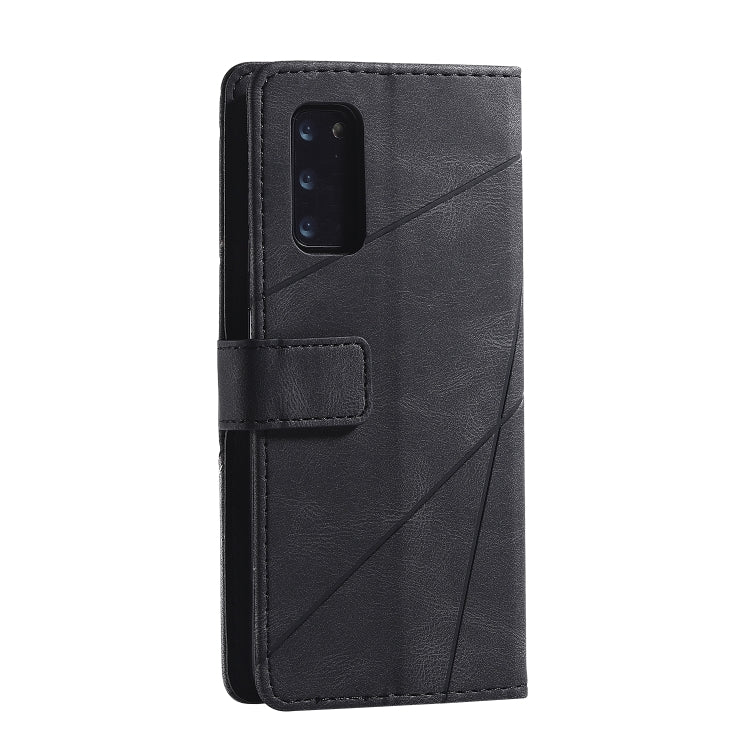For Samsung Galaxy S20 Plus Skin Feel Splicing Horizontal Flip Leather Case with Holder & Card Slots & Wallet & Photo Frame