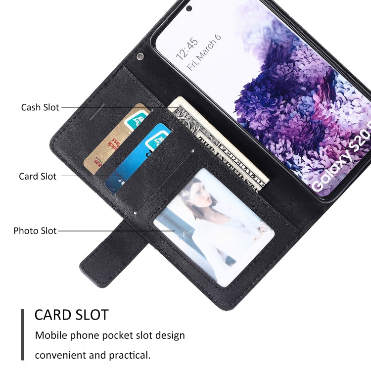 For Samsung Galaxy S20 Plus Skin Feel Splicing Horizontal Flip Leather Case with Holder & Card Slots & Wallet & Photo Frame