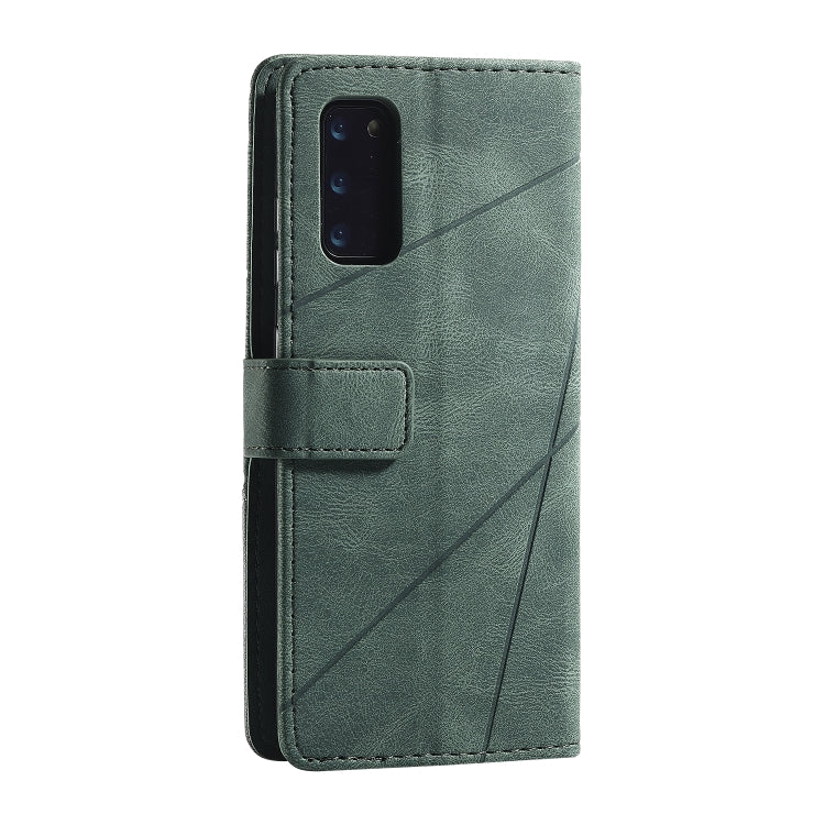 For Samsung Galaxy S20 Plus Skin Feel Splicing Horizontal Flip Leather Case with Holder & Card Slots & Wallet & Photo Frame