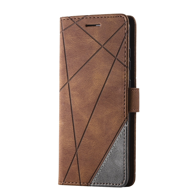 For Samsung Galaxy S20 Plus Skin Feel Splicing Horizontal Flip Leather Case with Holder & Card Slots & Wallet & Photo Frame