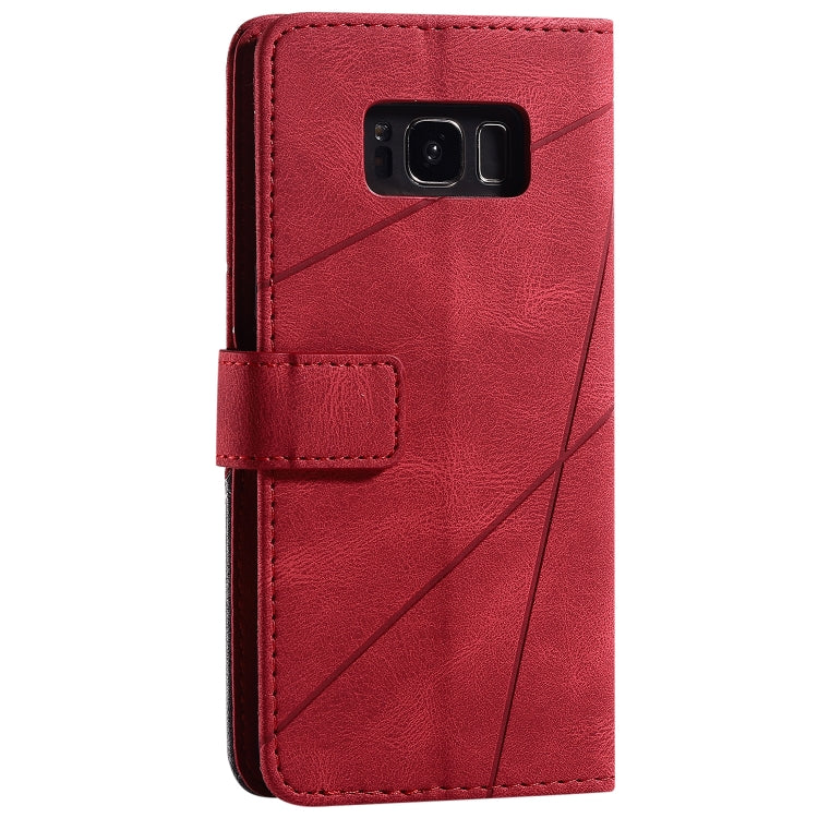 For Samsung Galaxy S8 Skin Feel Splicing Horizontal Flip Leather Case with Holder & Card Slots & Wallet & Photo Frame