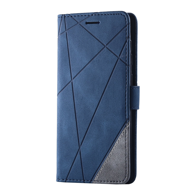 For Samsung Galaxy A50 Skin Feel Splicing Horizontal Flip Leather Case with Holder & Card Slots & Wallet & Photo Frame