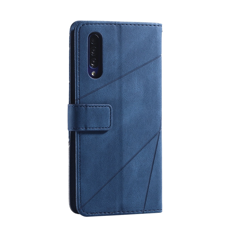 For Samsung Galaxy A50 Skin Feel Splicing Horizontal Flip Leather Case with Holder & Card Slots & Wallet & Photo Frame