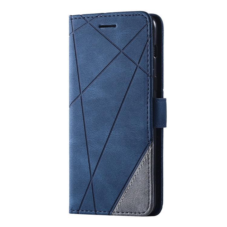 For Samsung Galaxy A8(2018) Skin Feel Splicing Horizontal Flip Leather Case with Holder & Card Slots & Wallet & Photo Frame