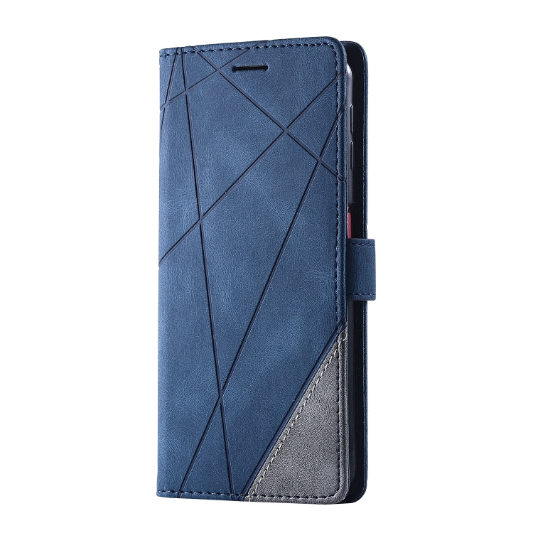 For Samsung Galaxy A7(2018) Skin Feel Splicing Horizontal Flip Leather Case with Holder & Card Slots & Wallet & Photo Frame