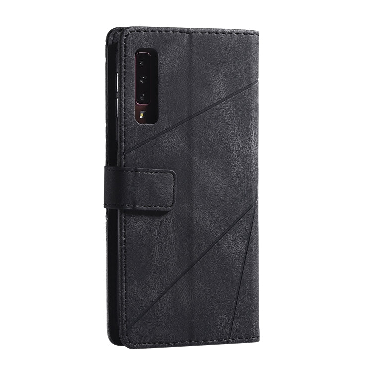 For Samsung Galaxy A7(2018) Skin Feel Splicing Horizontal Flip Leather Case with Holder & Card Slots & Wallet & Photo Frame