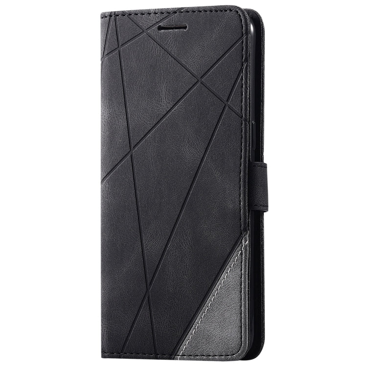For Samsung Galaxy A10s Skin Feel Splicing Horizontal Flip Leather Case with Holder & Card Slots & Wallet & Photo Frame