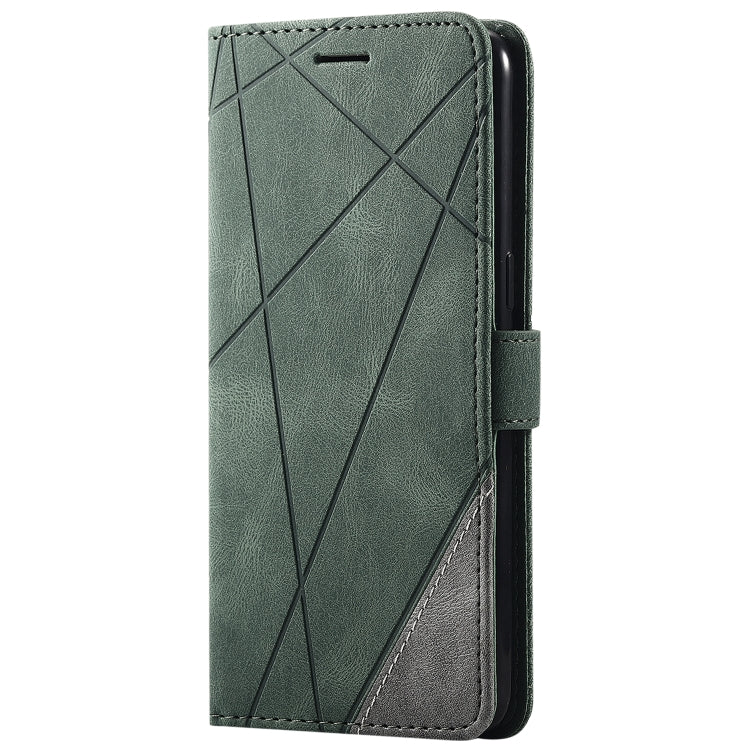 For Samsung Galaxy A10s Skin Feel Splicing Horizontal Flip Leather Case with Holder & Card Slots & Wallet & Photo Frame
