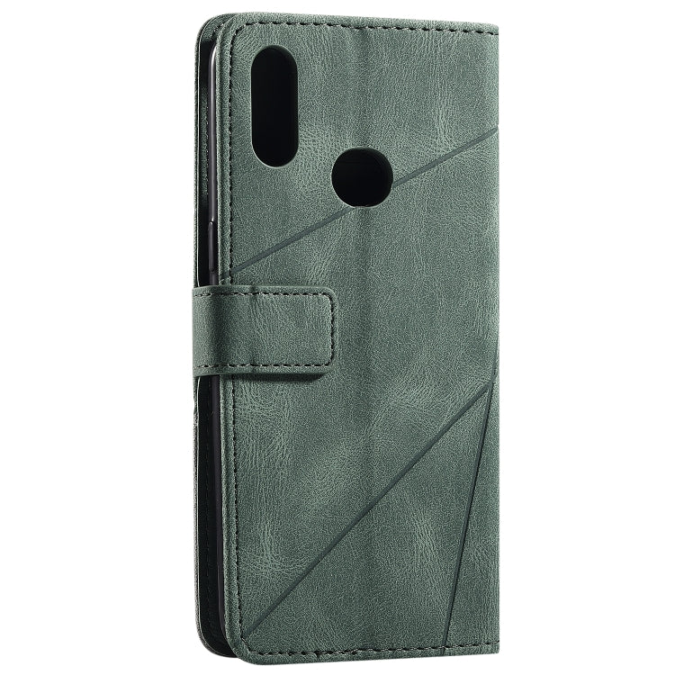 For Samsung Galaxy A10s Skin Feel Splicing Horizontal Flip Leather Case with Holder & Card Slots & Wallet & Photo Frame