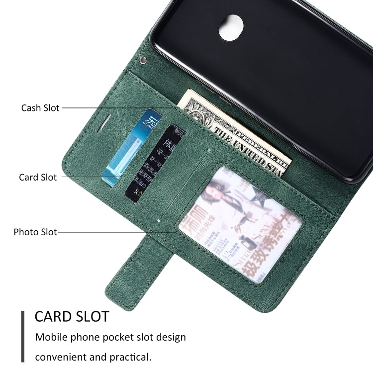 For Samsung Galaxy A10s Skin Feel Splicing Horizontal Flip Leather Case with Holder & Card Slots & Wallet & Photo Frame