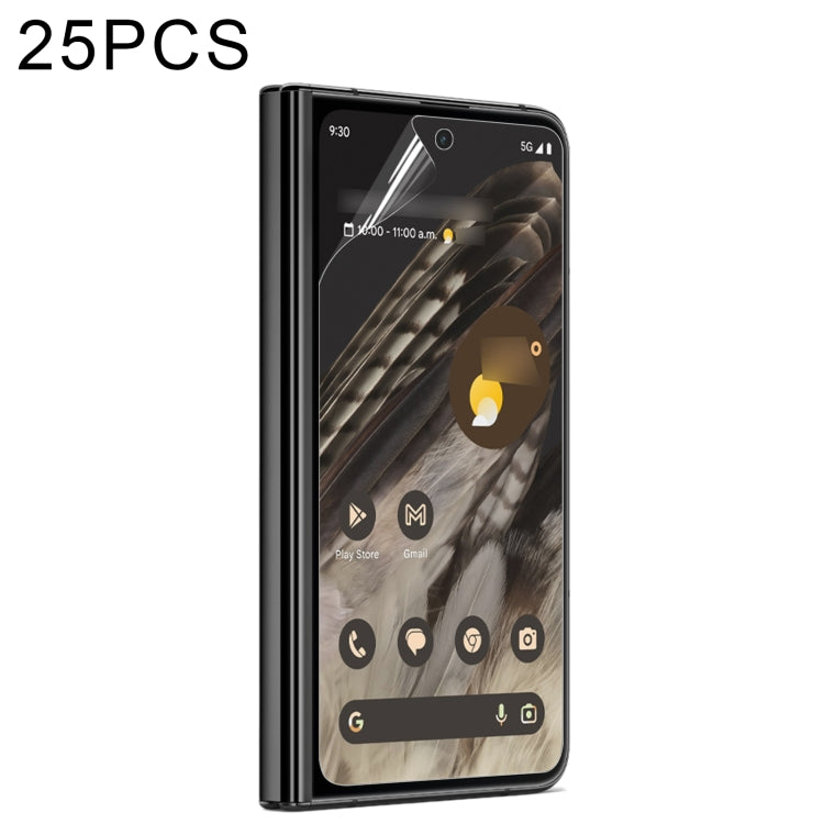 For Google Pixel Fold 25pcs Full Screen Protector Explosion-proof Front Screen Hydrogel Film