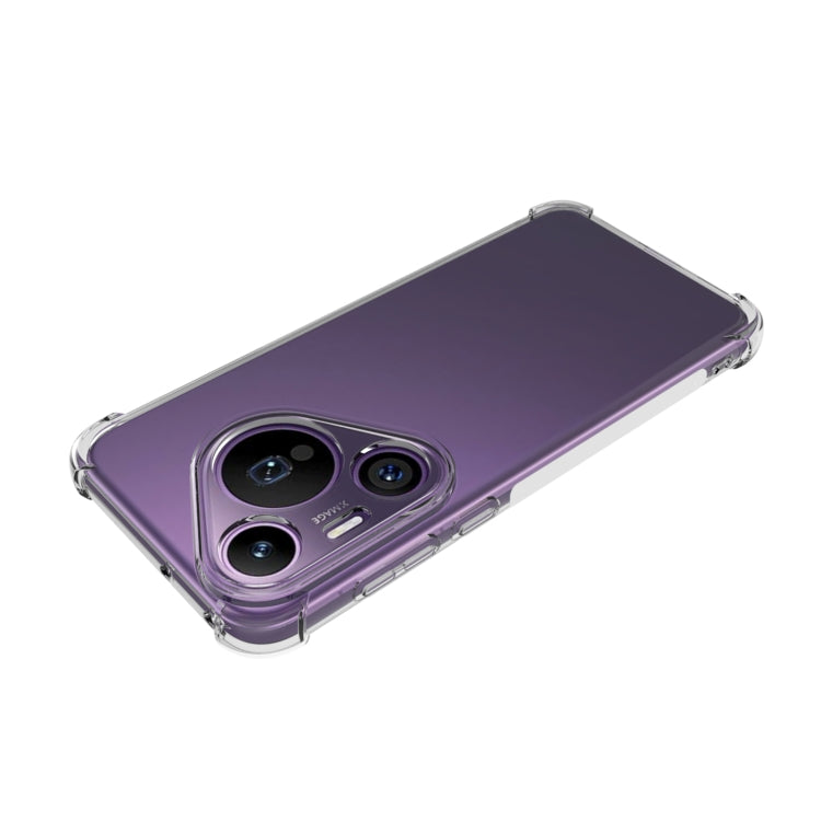 For Huawei Pura 70 Pro / 70 Pro+ Shockproof Non-slip Thickening TPU Phone Case - Transparent