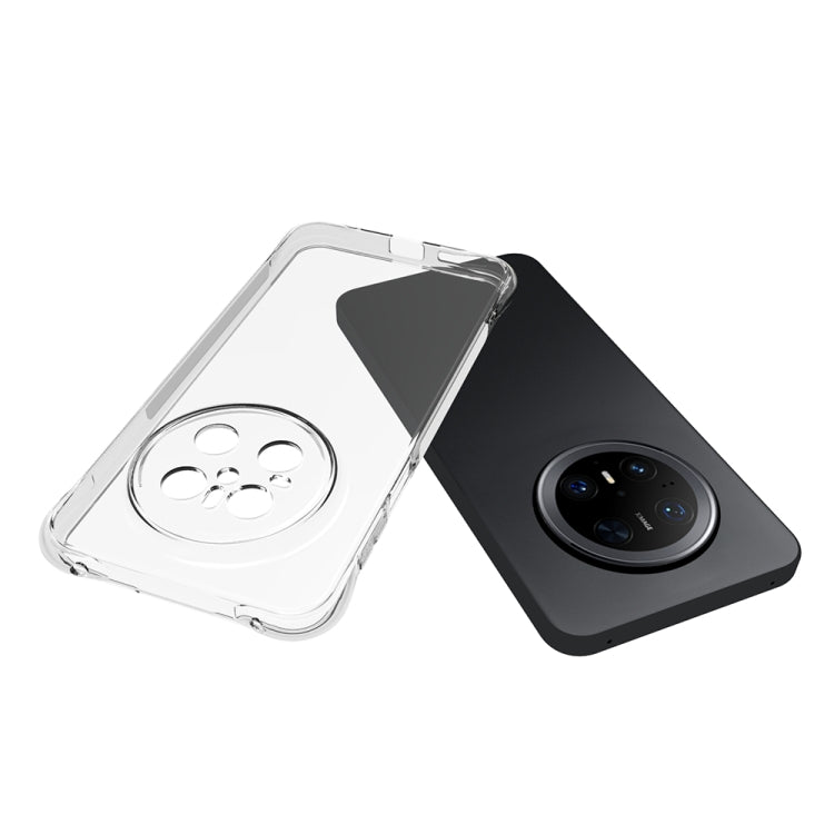 For Huawei Mate 70 Shockproof Non-slip Thickening TPU Phone Case - Transparent