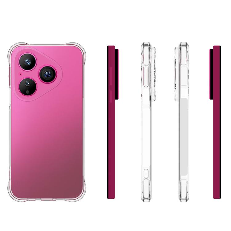 For Huawei Pura 80 5G Shockproof Non-slip Thickening TPU Phone Case - Transparent