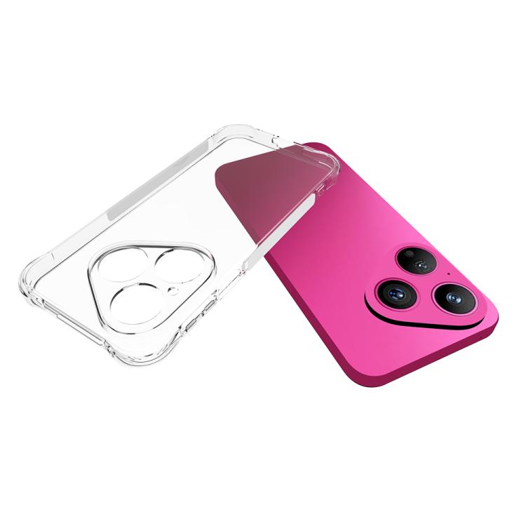 For Huawei Pura 80 5G Shockproof Non-slip Thickening TPU Phone Case - Transparent