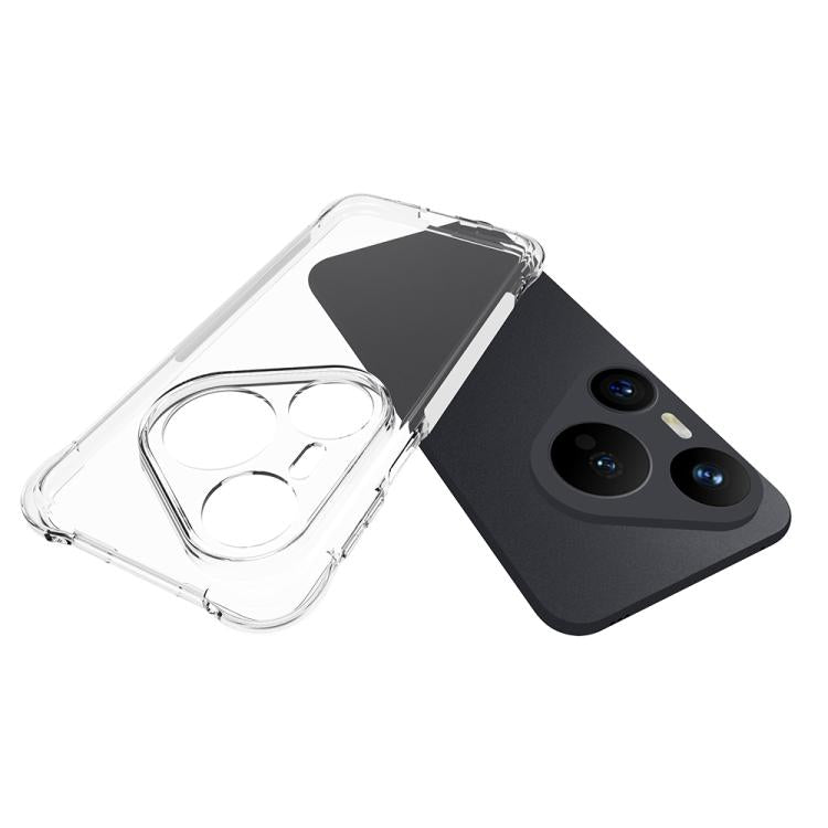 For Huawei Pura 80 Pro 5G Shockproof Non-slip Thickening TPU Phone Case - Transparent