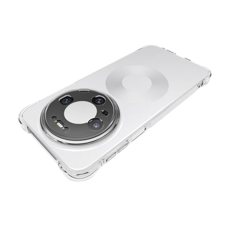 For Huawei Mate 80 / 80 Pro Shockproof Non-slip Thickening TPU Phone Case - Transparent