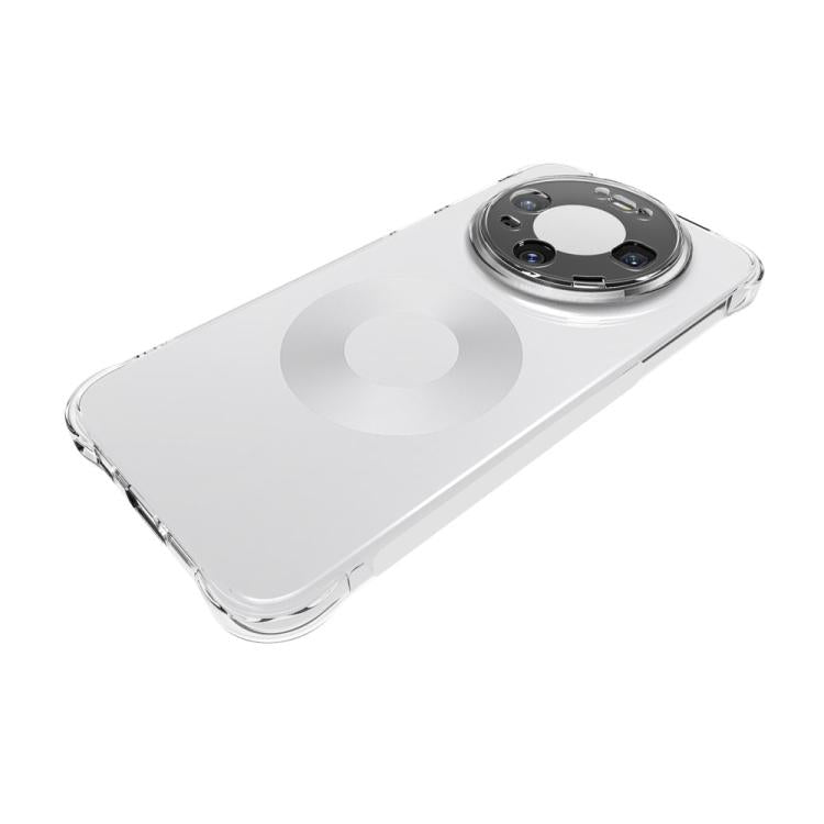 For Huawei Mate 80 / 80 Pro Shockproof Non-slip Thickening TPU Phone Case - Transparent