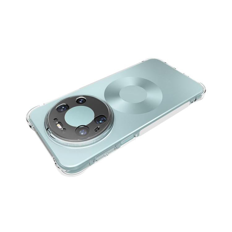 For Huawei Mate 80 Pro Max Shockproof Non-slip Thickening TPU Phone Case - Transparent