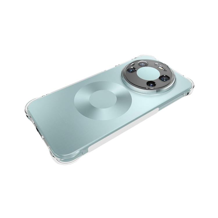 For Huawei Mate 80 Pro Max Shockproof Non-slip Thickening TPU Phone Case - Transparent
