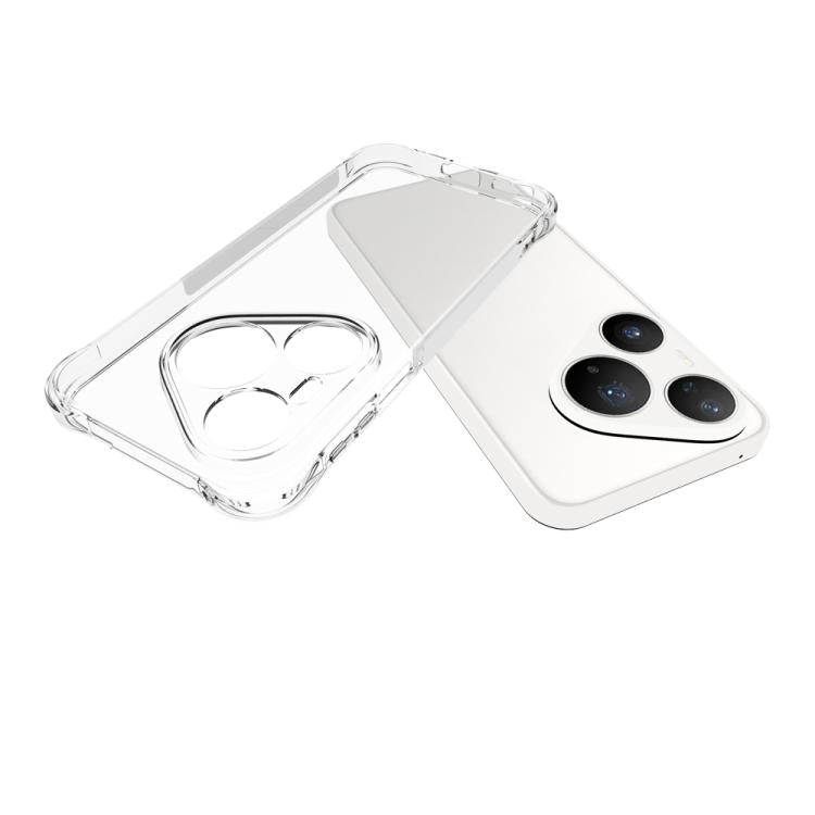 For Huawei Pura 90 Pro Shockproof Non-slip Thickening TPU Phone Case - Transparent