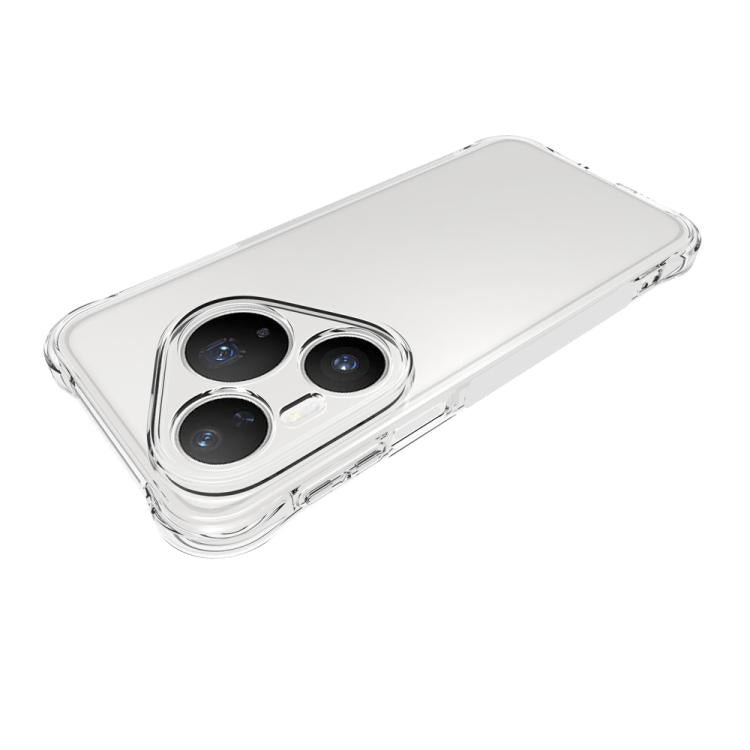 For Huawei Pura 90 Pro Shockproof Non-slip Thickening TPU Phone Case - Transparent