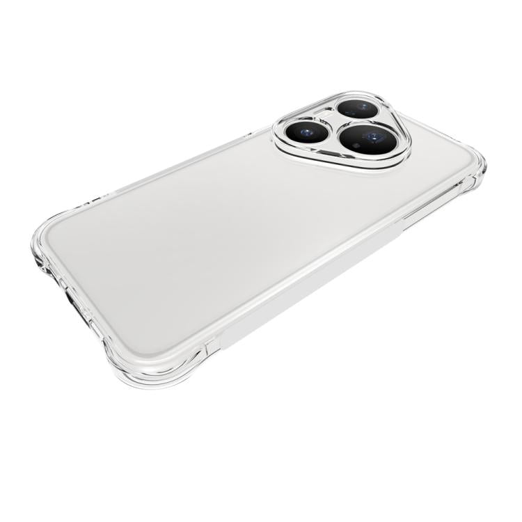 For Huawei Pura 90 Pro Shockproof Non-slip Thickening TPU Phone Case - Transparent