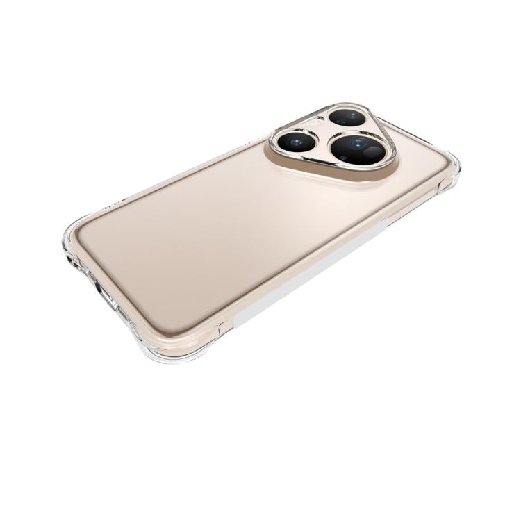For Huawei Pura 90 Pro Max / Pura 90 Ultra Shockproof Non-slip Thickening TPU Phone Case - Transparent