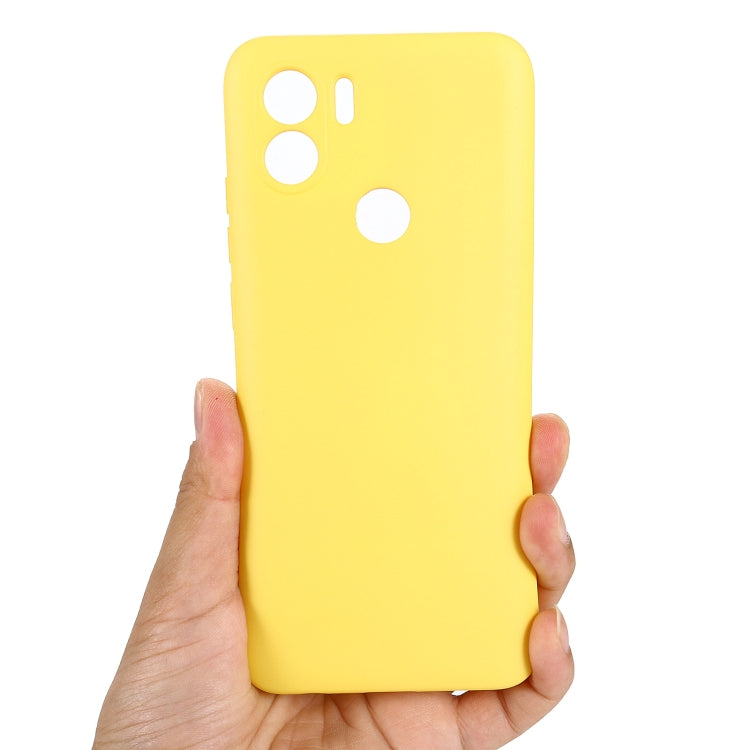 For Xiaomi Poco C51 Pure Color Liquid Silicone Shockproof Phone Case