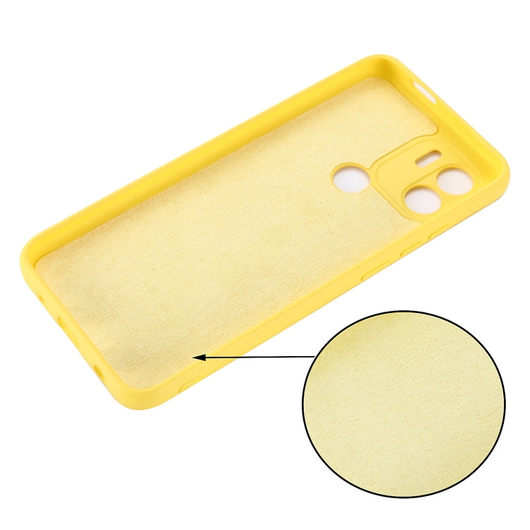 For Xiaomi Poco C51 Pure Color Liquid Silicone Shockproof Phone Case