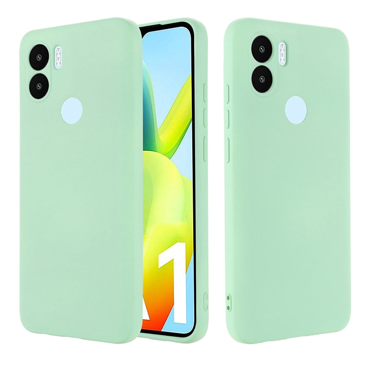 For Xiaomi Poco C51 Pure Color Liquid Silicone Shockproof Phone Case