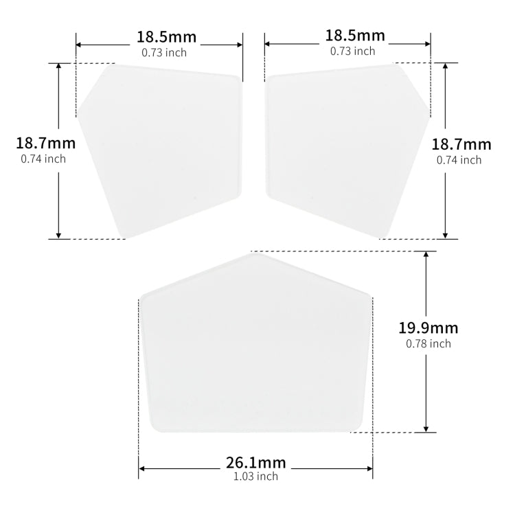 For DJI Mavic 3 Pro STARTRC 2 Sets HD Explosion-proof Tempered Glass Film
