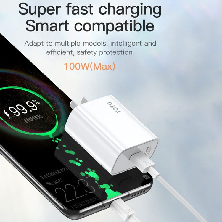 TOTU W123 100W USB Port Travel Charger, Specification: