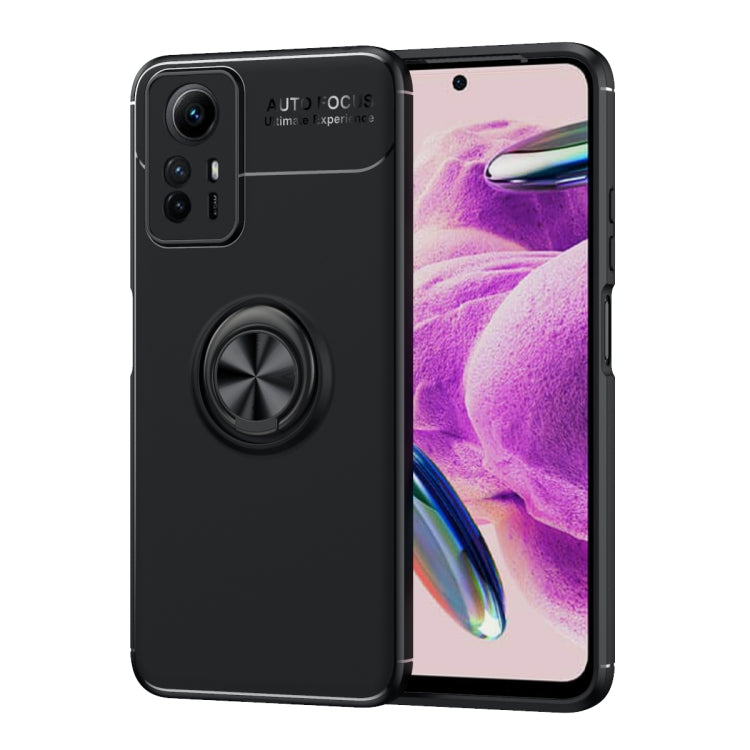 For Xiaomi Redmi Note 12S Metal Ring Holder TPU Phone Case