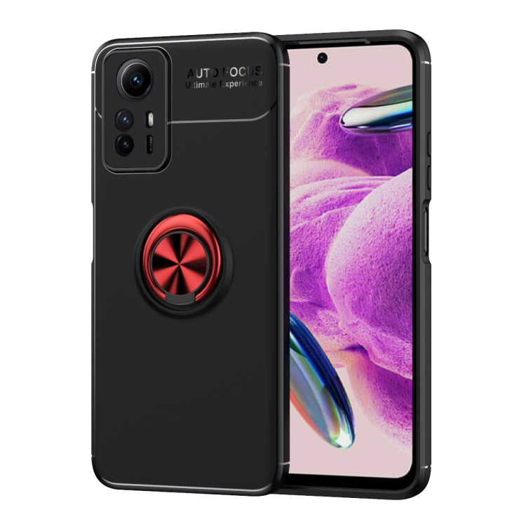 For Xiaomi Redmi Note 12S Metal Ring Holder TPU Phone Case