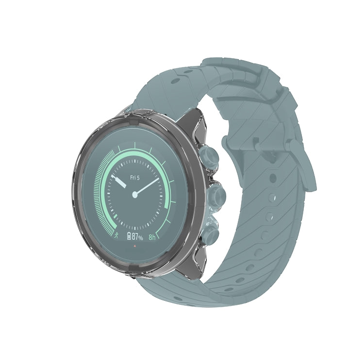 For Suunto 9 Transparent TPU Silicone Watch Case