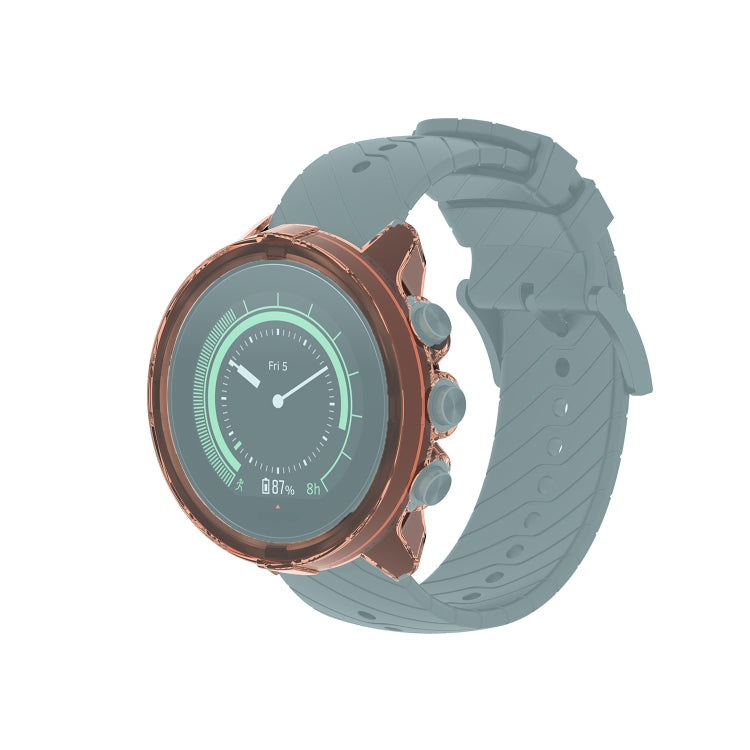 For Suunto 9 Transparent TPU Silicone Watch Case