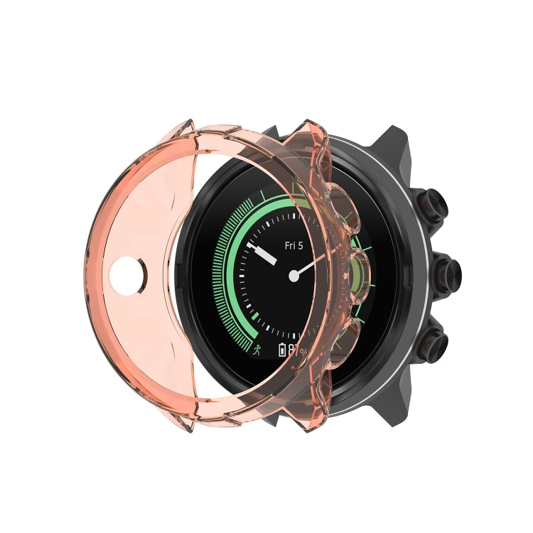 For Suunto 9 Transparent TPU Silicone Watch Case